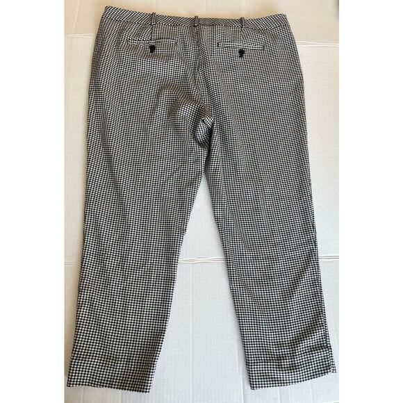 Liz Claiborne Emma Classic Houndstooth Pattern Career Ankle Pants Size 18 - Picture 2 of 7
